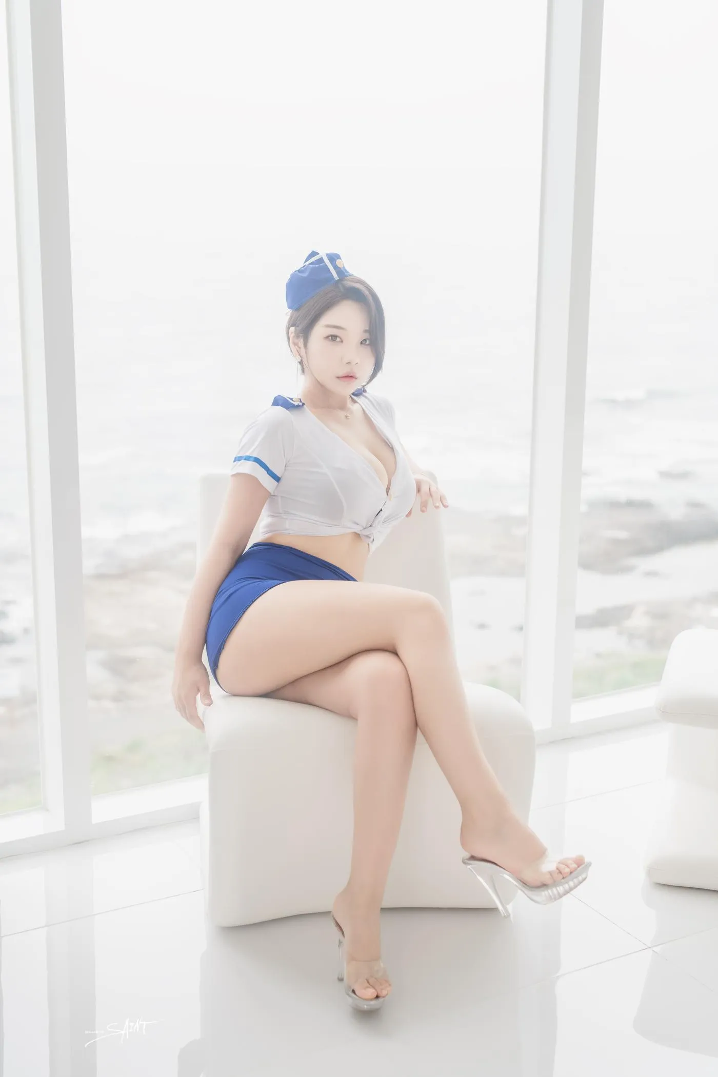 Zzyuri (쮸리) – NO.21 [SAINT Photolife] Blue Marine [61P]插图4